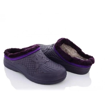 Женские галоши на меху мех р. 40 Баклажан (ГП-17)