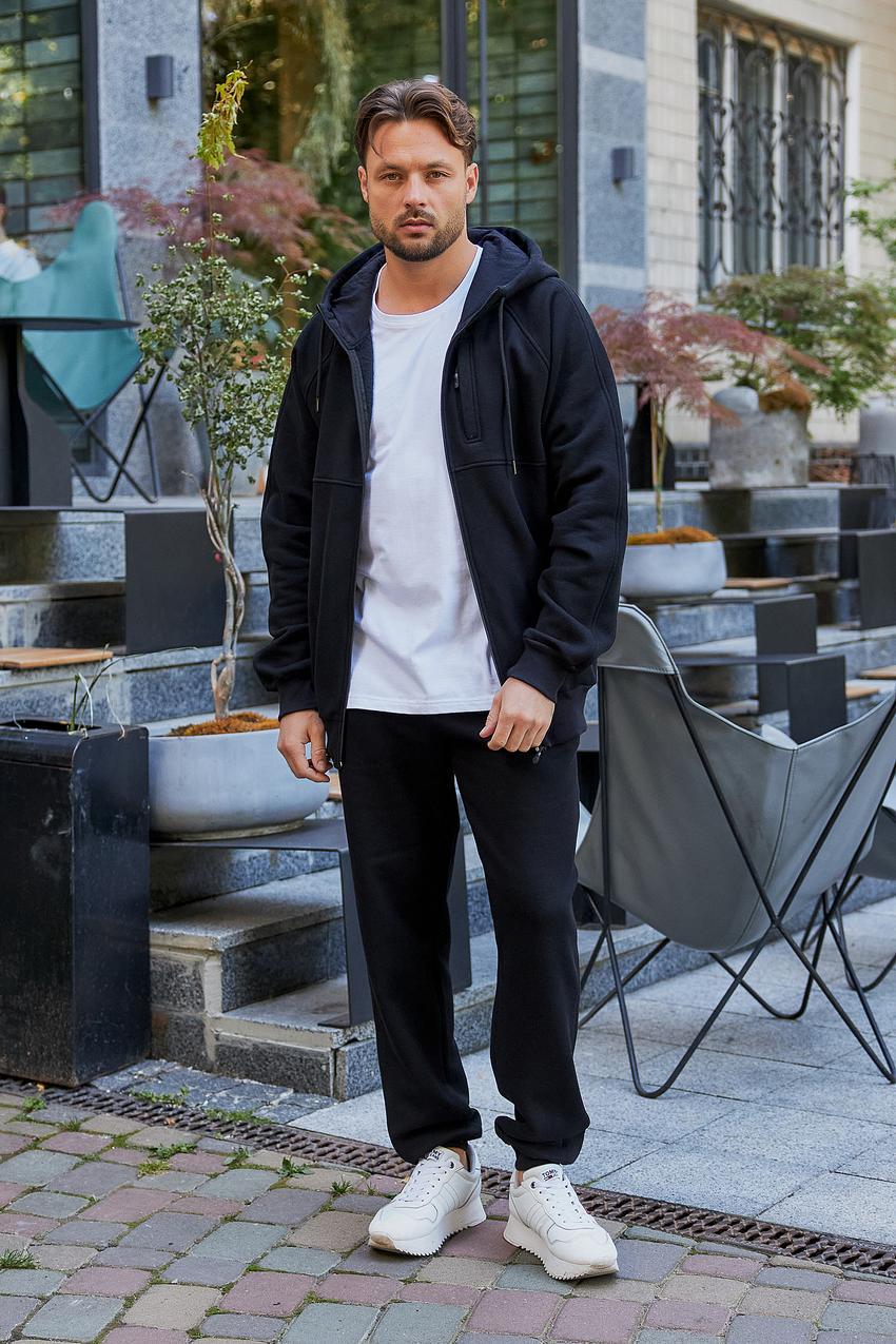 Костюм спортивный мужской XL Черный (М83.4)