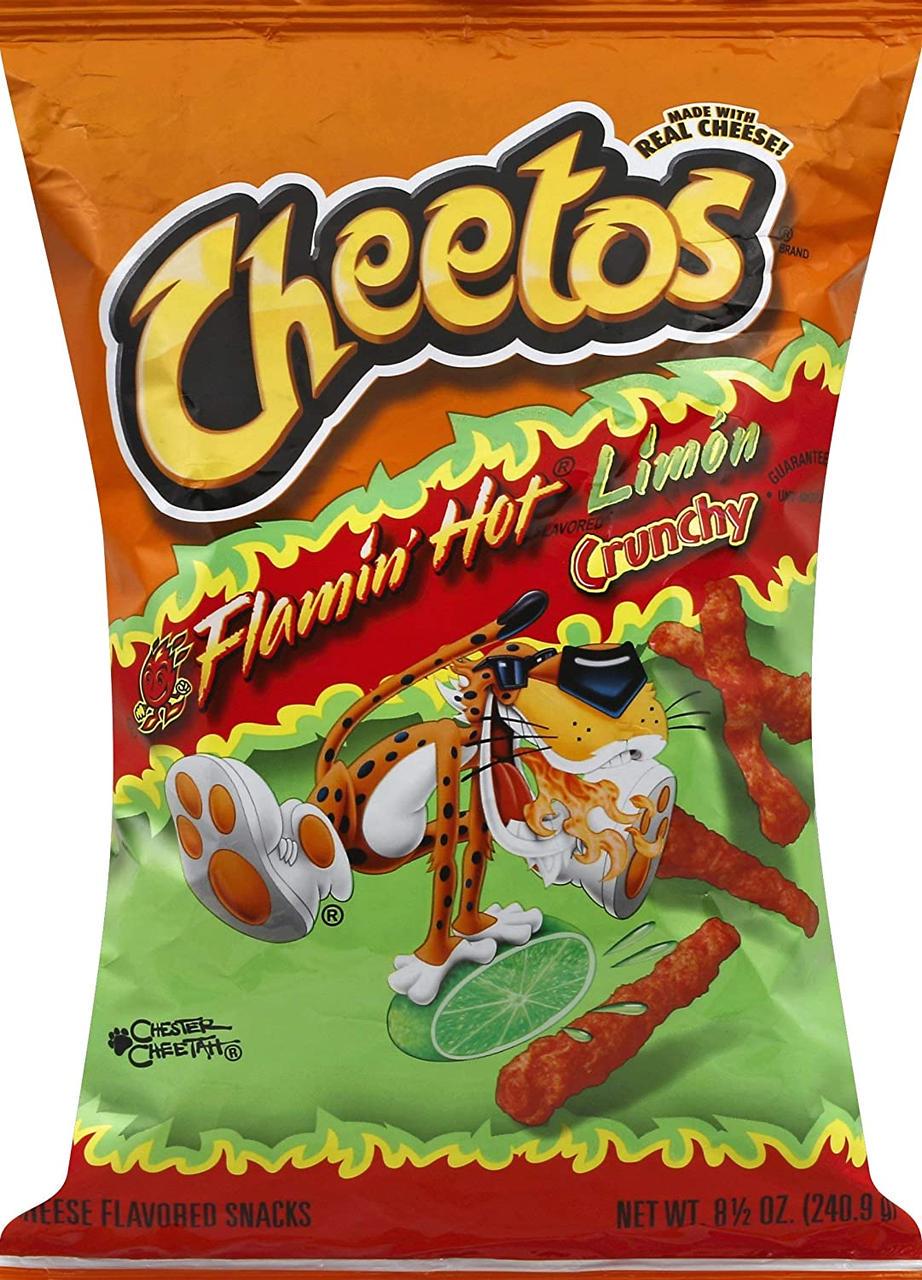 Чипсы Cheetos Flamin Hot Limon Cheese Snacks 240,9 г (1259975633)