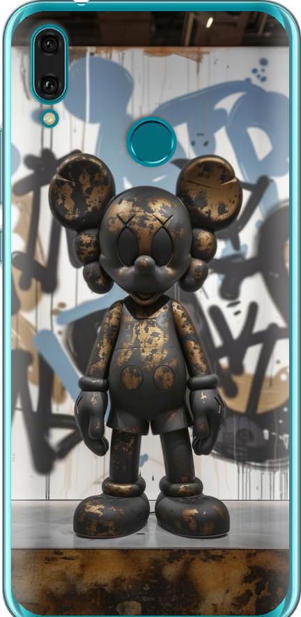 Чехол на Huawei Y9 2019 Bronze kaws v2 (6098u-1602-42517)