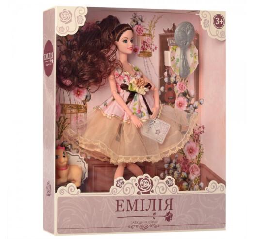 Кукла шарнирная Эмилия 29 см LIMO TOY (M 4367 UA)