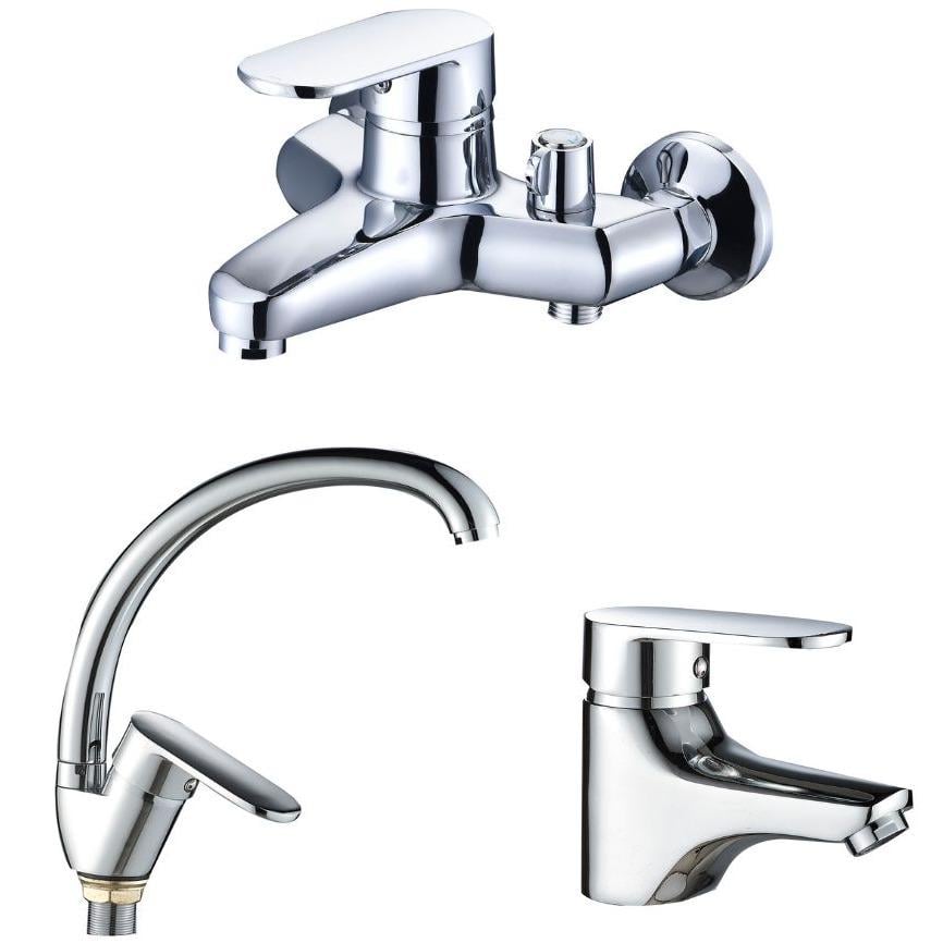 Набір змішувачів для ванни Lidz Tani LDTAN001F1CRM4495745894 Хром (215223)