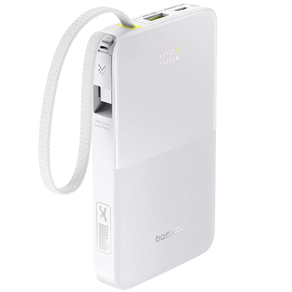Повербанк BASEUS EnerFill FC51 Bipow2 Pro Digital Display 10000 mAh 22,5W White (id_9451) Повербанк BASEUS EnerFill FC51 Bipow2 Pro Digital Display 10000 mAh 22,5W White (id_9451)