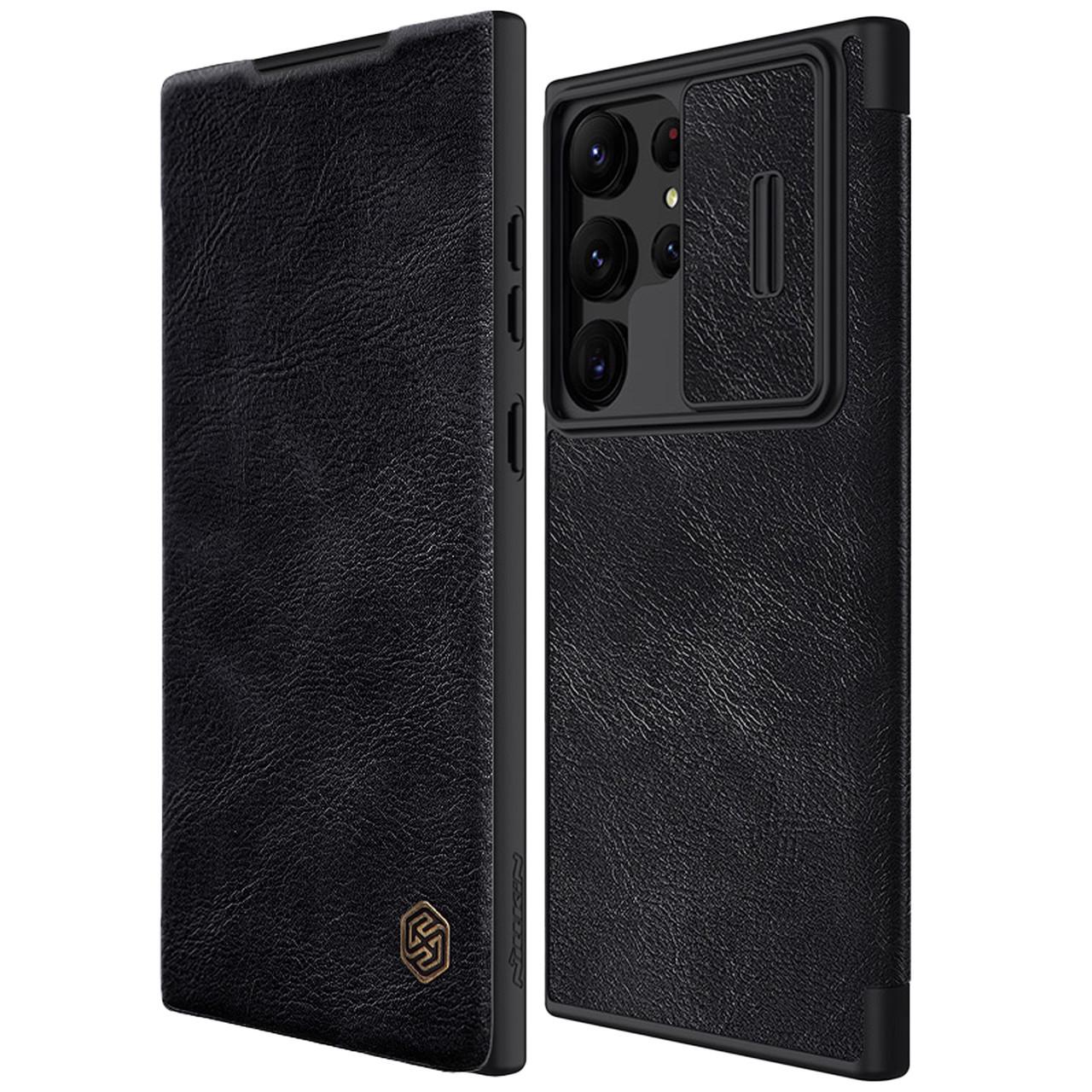 Кожаный чехол книжка Nillkin Qin Pro Leather Case для Samsung Galaxy S23 Ultra Black Кожаный чехол книжка Nillkin Qin Pro Leather Case для Samsung Galaxy S23 Ultra Black