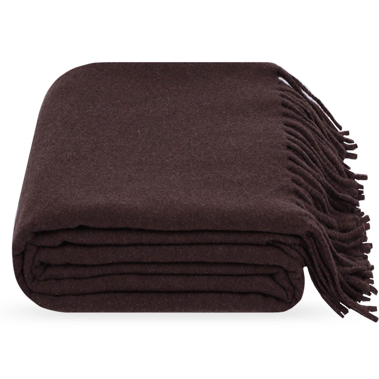 Плед Люкс 140х200 см Коричневий