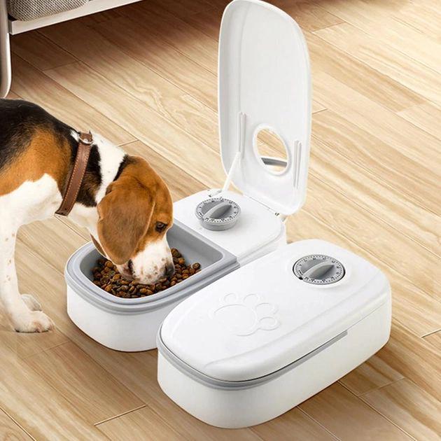 Годівниця автоматчина для котів та собак з таймером 48 годин для сухого та вологого корму (DB-97452609)