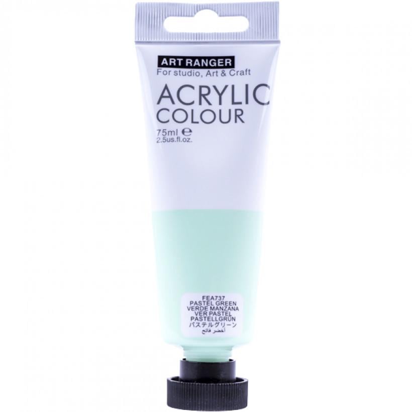 Акриловая художественная краска ART RANGER Acrylic 737 Пастельно-зеленый (87876) - фото 1