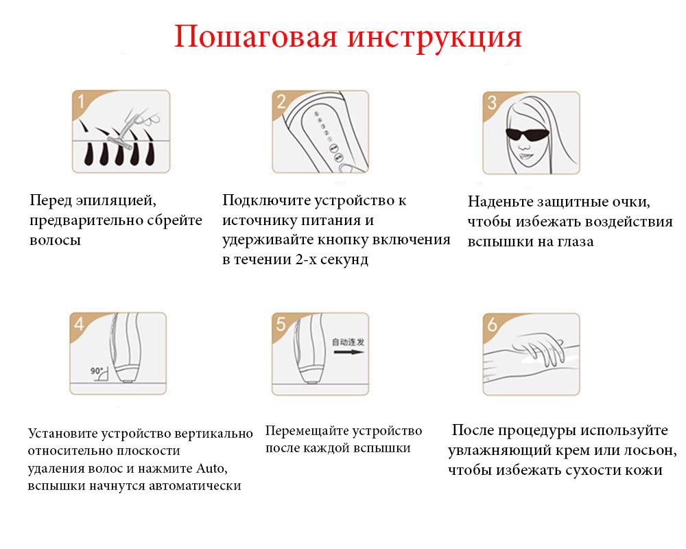 Фотоепілятор Inspire IPL з LED екраном 3в1 Білий (InW02) - фото 7