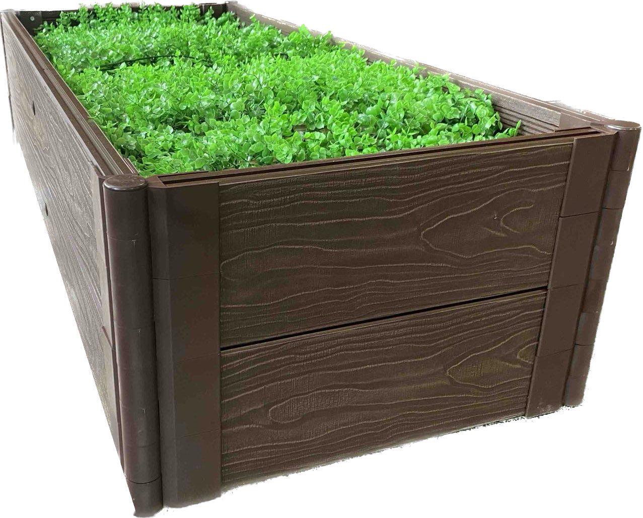 Грядка теплая высокая с ДПК 3D фактура 300х750х3000 мм Коричневый (10609356) - фото 7 Грядка теплая высокая с ДПК 3D фактура 300х750х3000 мм Коричневый (10609356) - фото 7