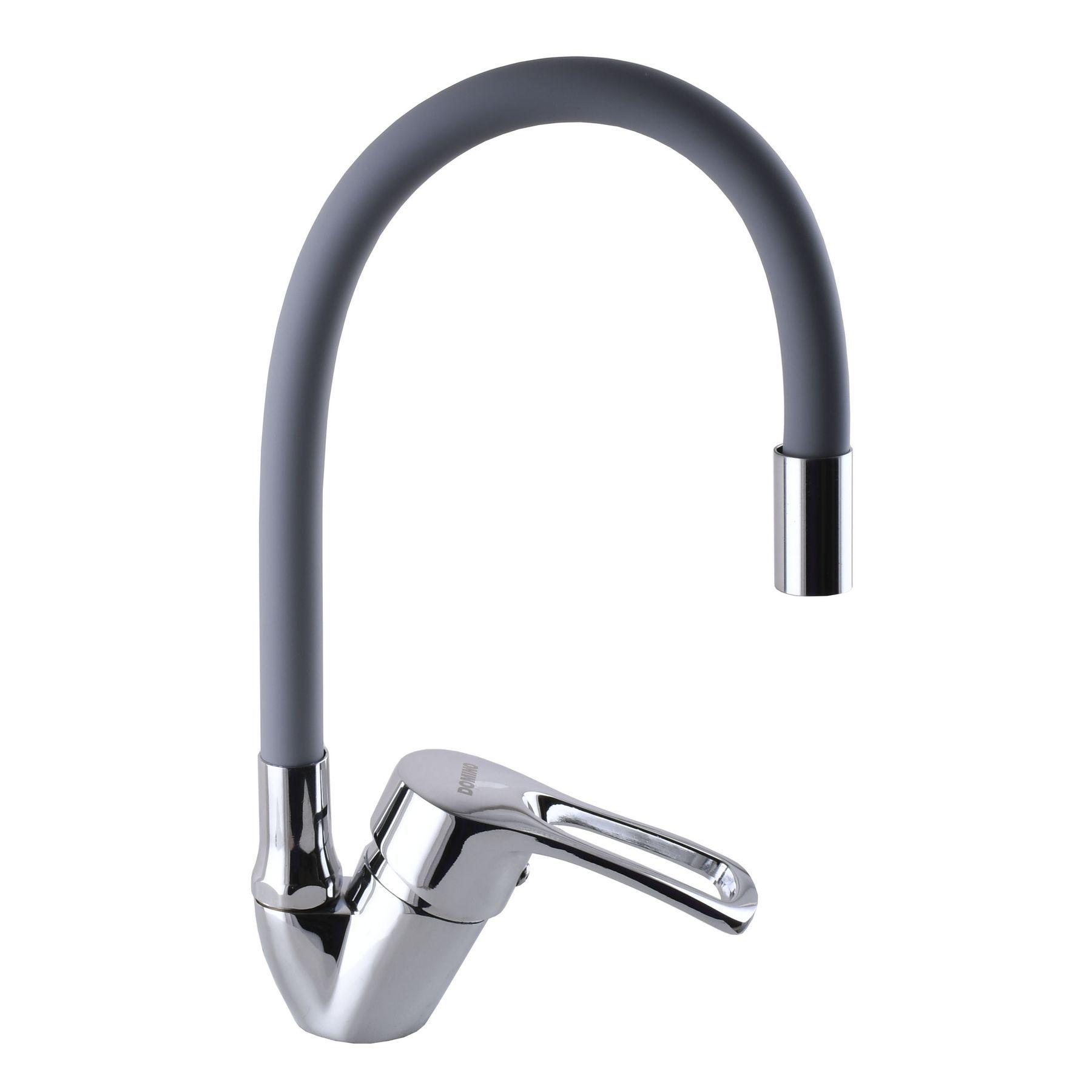 Змішувач для кухні DOMINO SIRIUS DSV-203SLR Grey - фото 3 Змішувач для кухні DOMINO SIRIUS DSV-203SLR Grey - фото 3