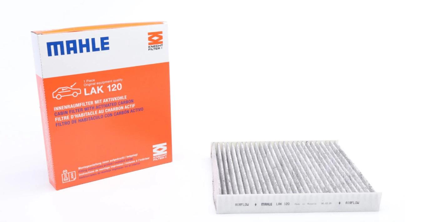 Фильтр салона KNECHT для Skoda Fabia/Roomster/VW Polo 99-10 угольный (LAK 120)