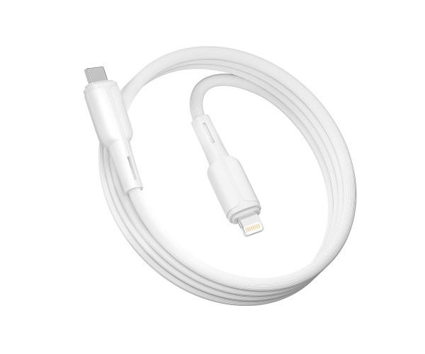 Кабель USB Data Ridea RC-CO10 CommonPro PD20W 3A Type-C to Lightning 1 м White