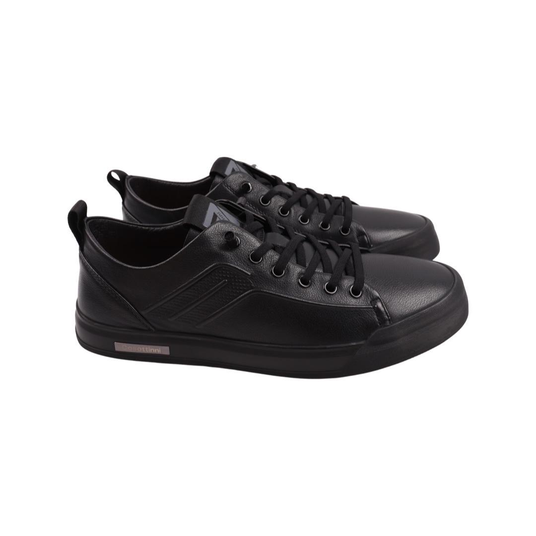 Кеди чоловічі Cosottinni зі шкіри р. 39 Чорний (354-21/22DTC)