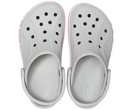 Сабо Crocs Bayaband Clog M5W7 р. 37 24 см Light Grey/Candy Pink (205089-W) - фото 3