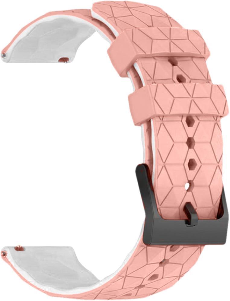 Ремешок для смарт-часов Lunor для Samsung Galaxy Watch6 44 мм Pink/White (41725-52)