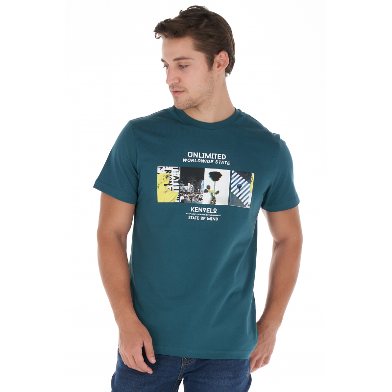 Футболка мужская Kvl 10105842 M Зеленый