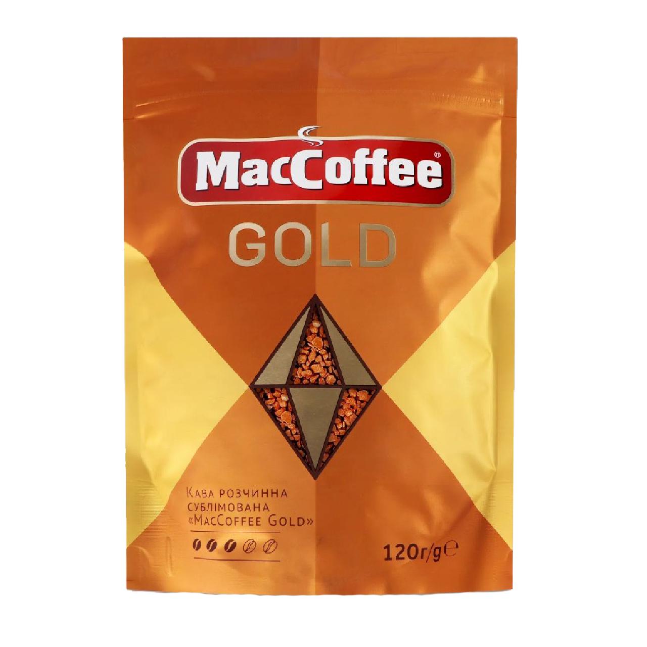 Кофе натуральный MacCoffee Gold сублимированный 120 г (maccoffee-120-gold)