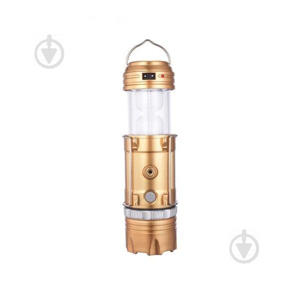 Светодиодный фонарь лампа для кемпинга с солнечной панелью HLV SB-9688