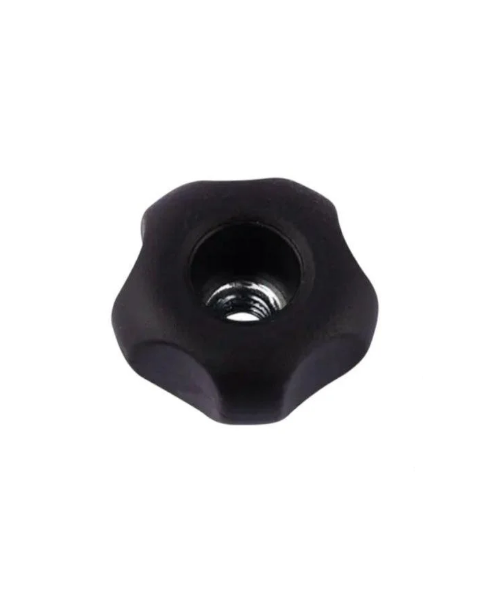 Фиксатор ручка сквозной 25 резьба м6 1 шт. Черный (2399044376/К1072)