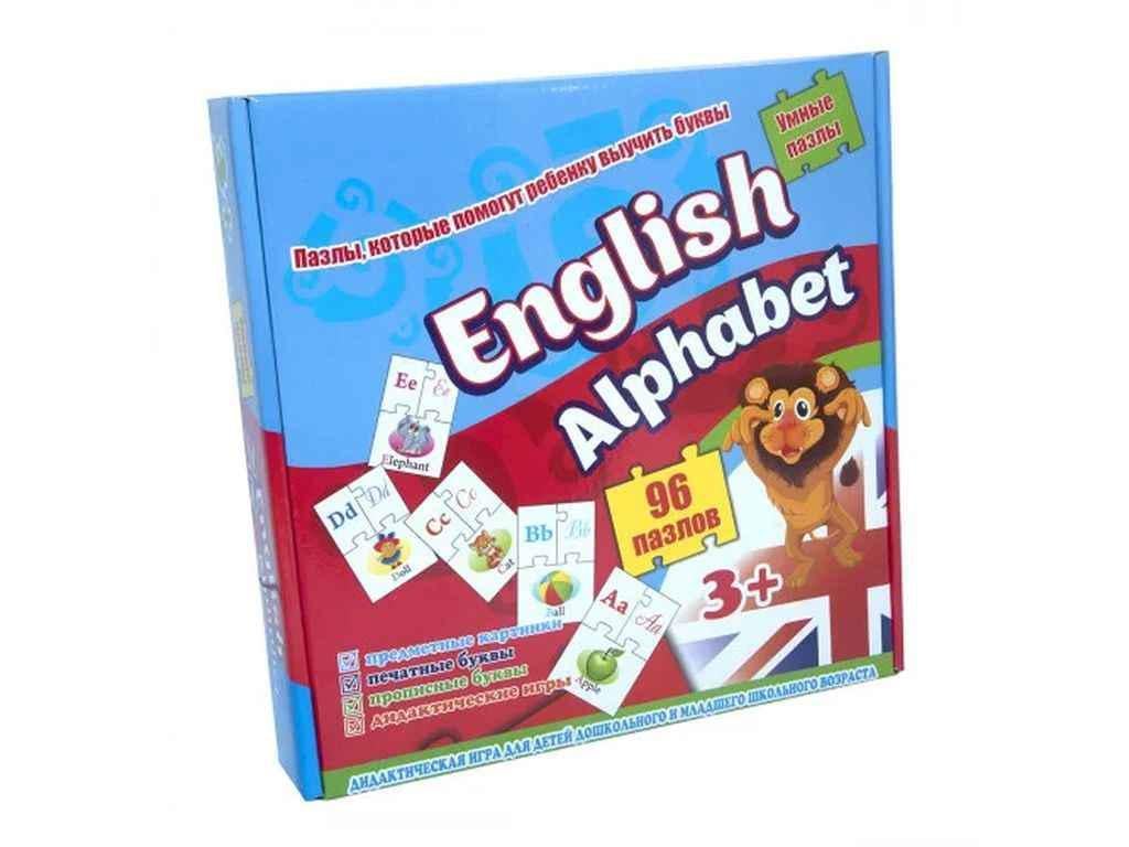 Пазлы Strateg Стратег English alphabet 539 (829910)