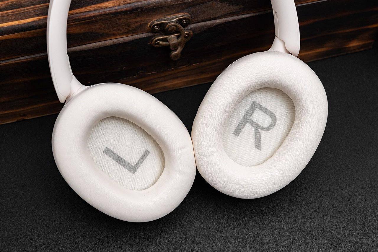 Навушники бездротові QCY H4 з ANC Bluetooth 5.2 mini-jack 3,5 мм 70 год Білий (28731138) - фото 5