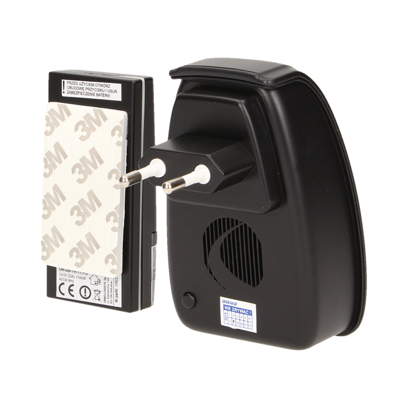 Дзвінок ORNO OPERA AC безпровідний 48 тоновий Чорний (OR-DB-YK-117) - фото 3 Дзвінок ORNO OPERA AC безпровідний 48 тоновий Чорний (OR-DB-YK-117) - фото 3