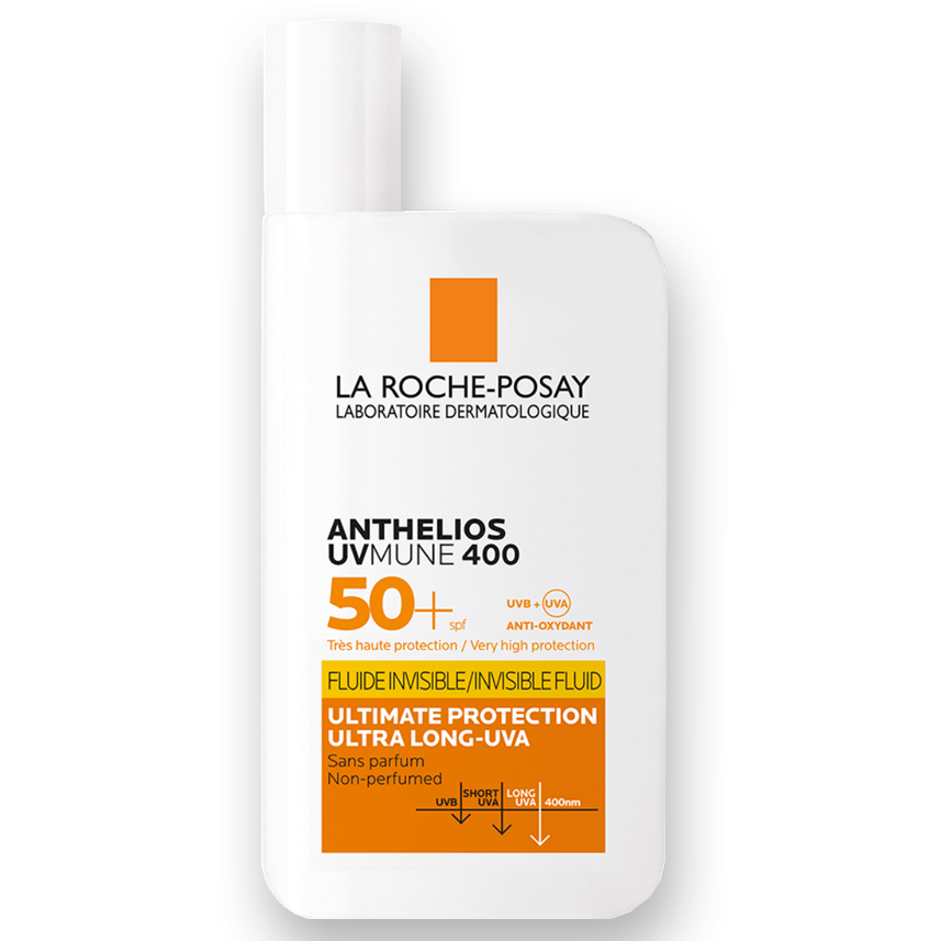 Флюид против гиперпигментации-La Roche Posay Anthelios UVMune 400 Invisible Fluid SPF 50⁺ защитный 50 мл Флюид против гиперпигментации-La Roche Posay Anthelios UVMune 400 Invisible Fluid SPF 50⁺ защитный 50 мл