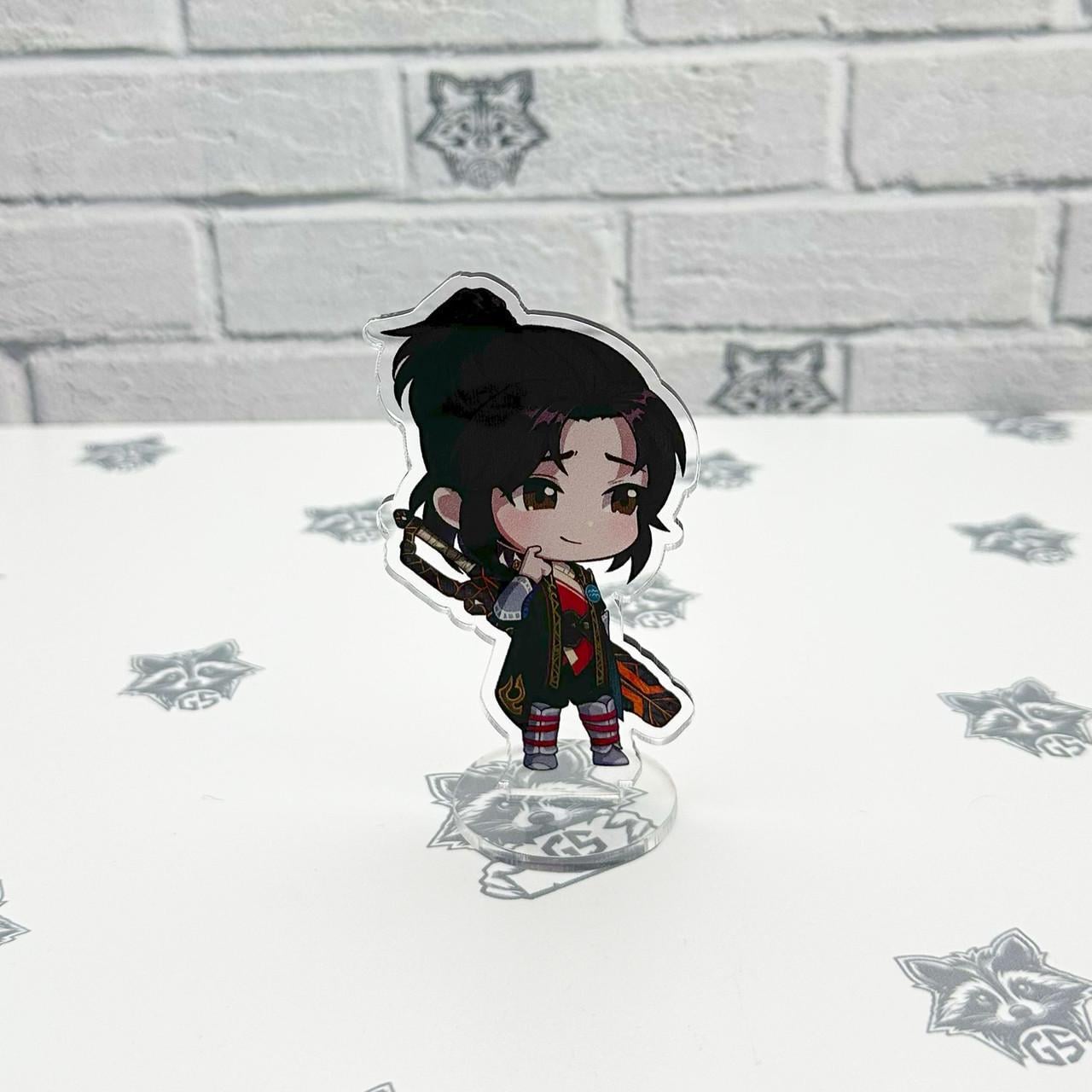 Фигурка коллекционная акриловая Chibi Аниме Расколотая битвой синева небес Yan Xiao 1 10 см (2219826470)