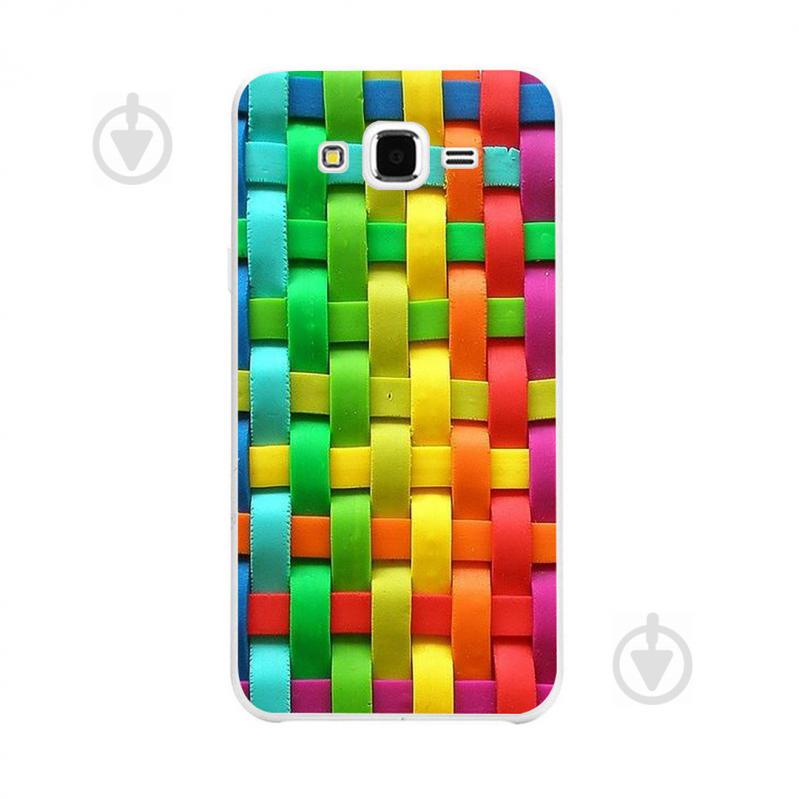 Чехол с рисунком Printed Silicone для Samsung J2 Prime G532 Плетенка (hub_Fpis77427)