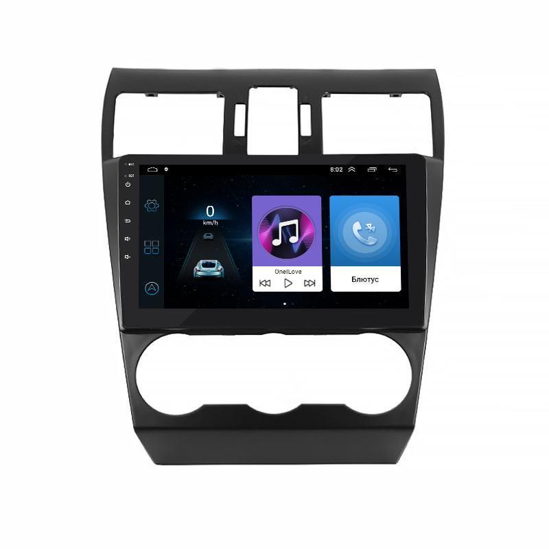Автомагнитола штатная Lesko для Subaru Forester IV рестайлинг 2 2016-2018 9" 1/16Gb Wi-Fi GPS Base MOB