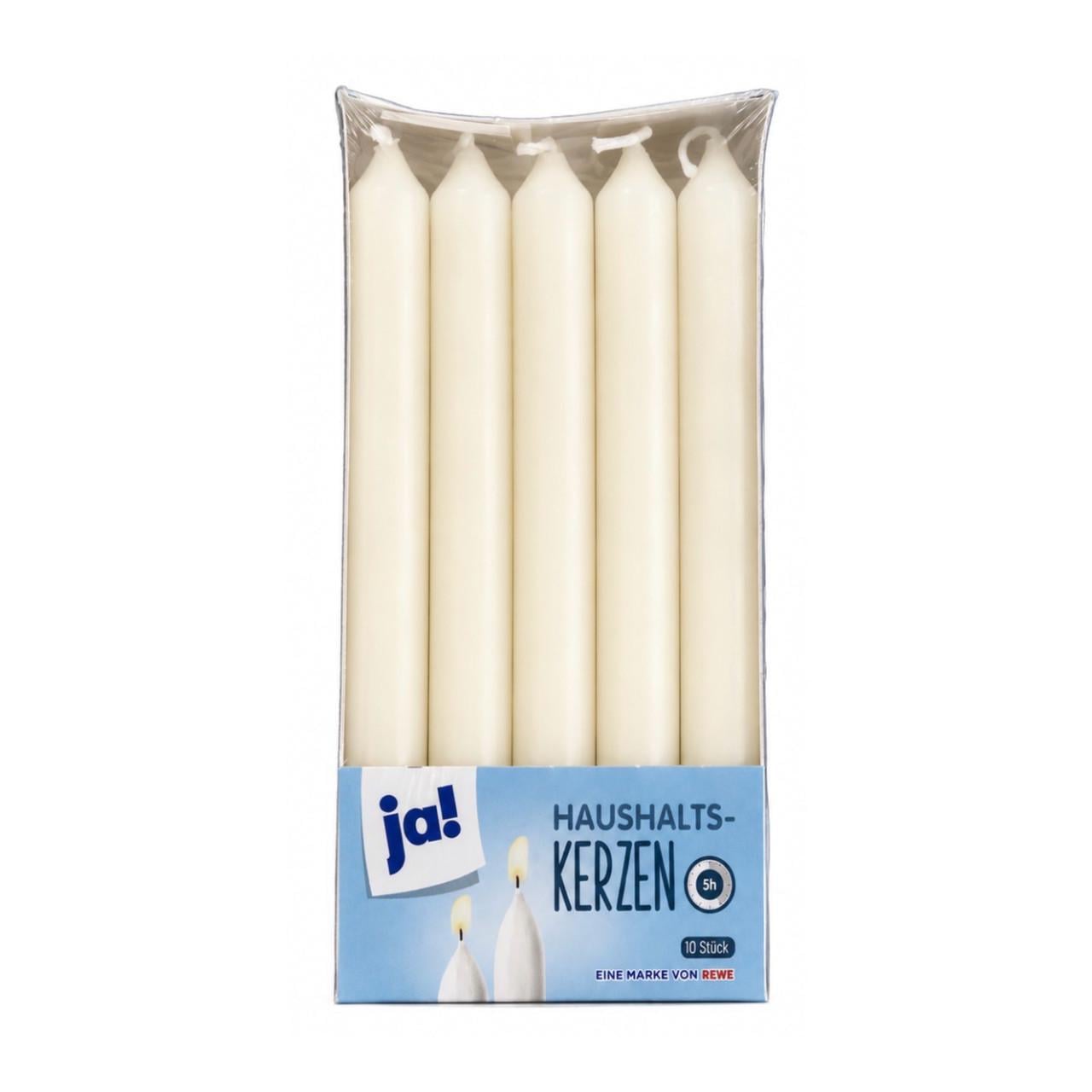 Свічка столова 165/19 Ja! 10 шт. Ivory (3147996914)