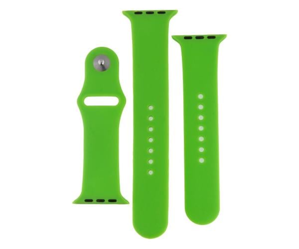 Ремешок Silicone Two-Piece для Apple Watch Band 40 42/44 мм Shiny green Ремешок Silicone Two-Piece для Apple Watch Band 40 42/44 мм Shiny green