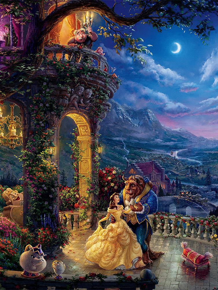 Алмазная Мозаика Emerald Craft Красавица и чудовище в замке 30x40 (24110)