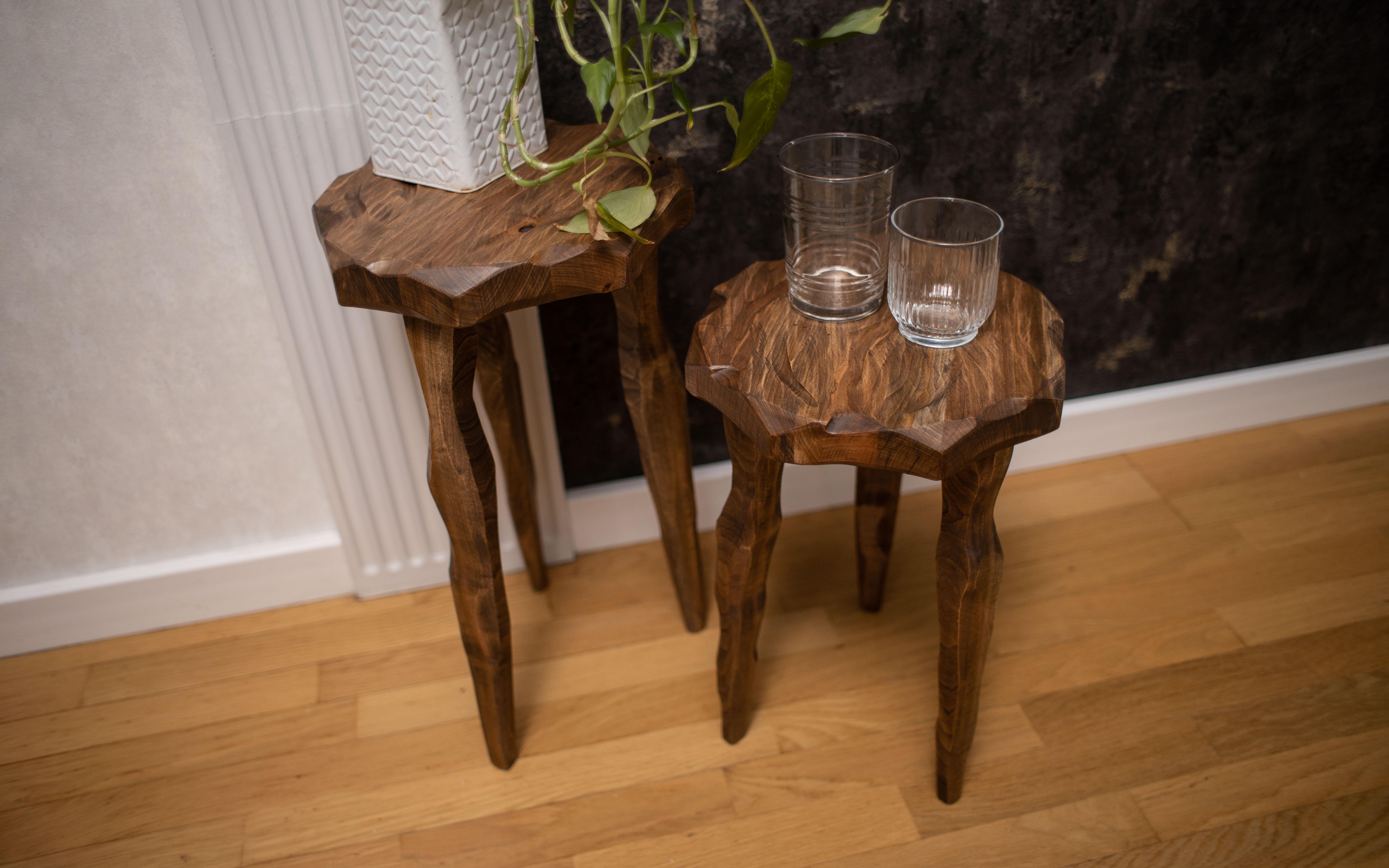 Табуретка/підставка Klenn з вишні (TB-PD-40-3) - фото 2 Табуретка/підставка Klenn з вишні (TB-PD-40-3) - фото 2