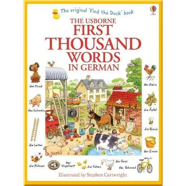 Книга Usborne "First Thousand Words in German" Heather Amery/Stephen Cartwright (ISBN:9781409583035) - фото 1