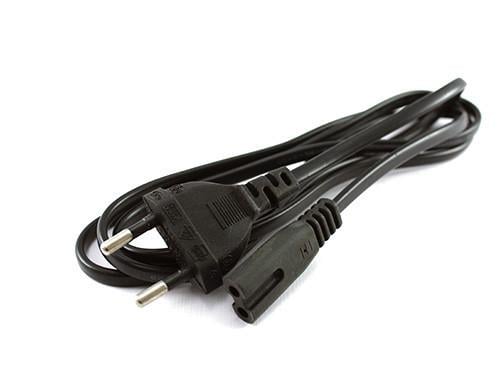 Кабель питания сетевой IEC C7 to 2pin для принтера AV-техники зарядок 1,5 м Black (285538) - фото 2 Кабель питания сетевой IEC C7 to 2pin для принтера AV-техники зарядок 1,5 м Black (285538) - фото 2