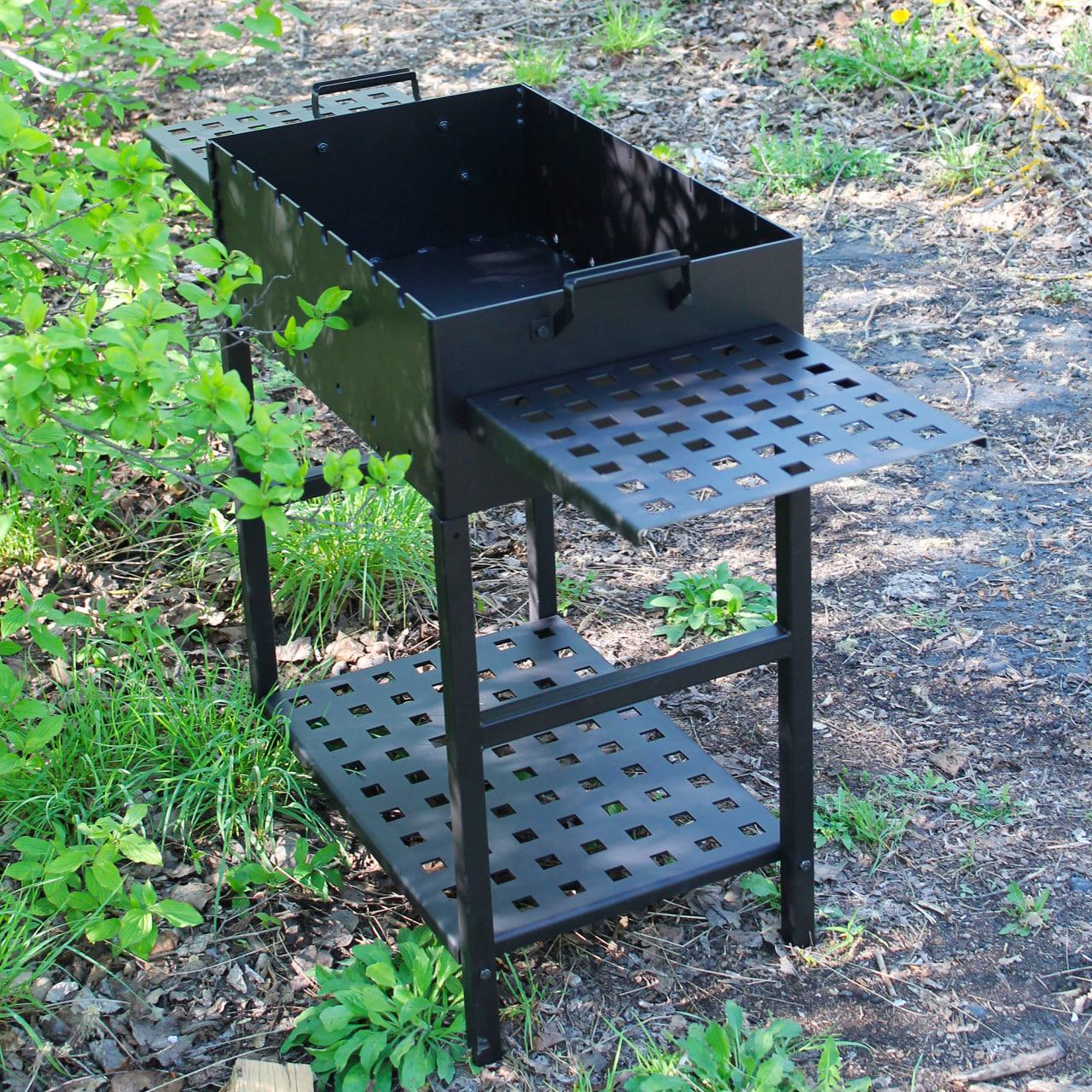 Мангал разборный Степ со столиком на 8 шампуров (16741982) - фото 5 Мангал разборный Степ со столиком на 8 шампуров (16741982) - фото 5