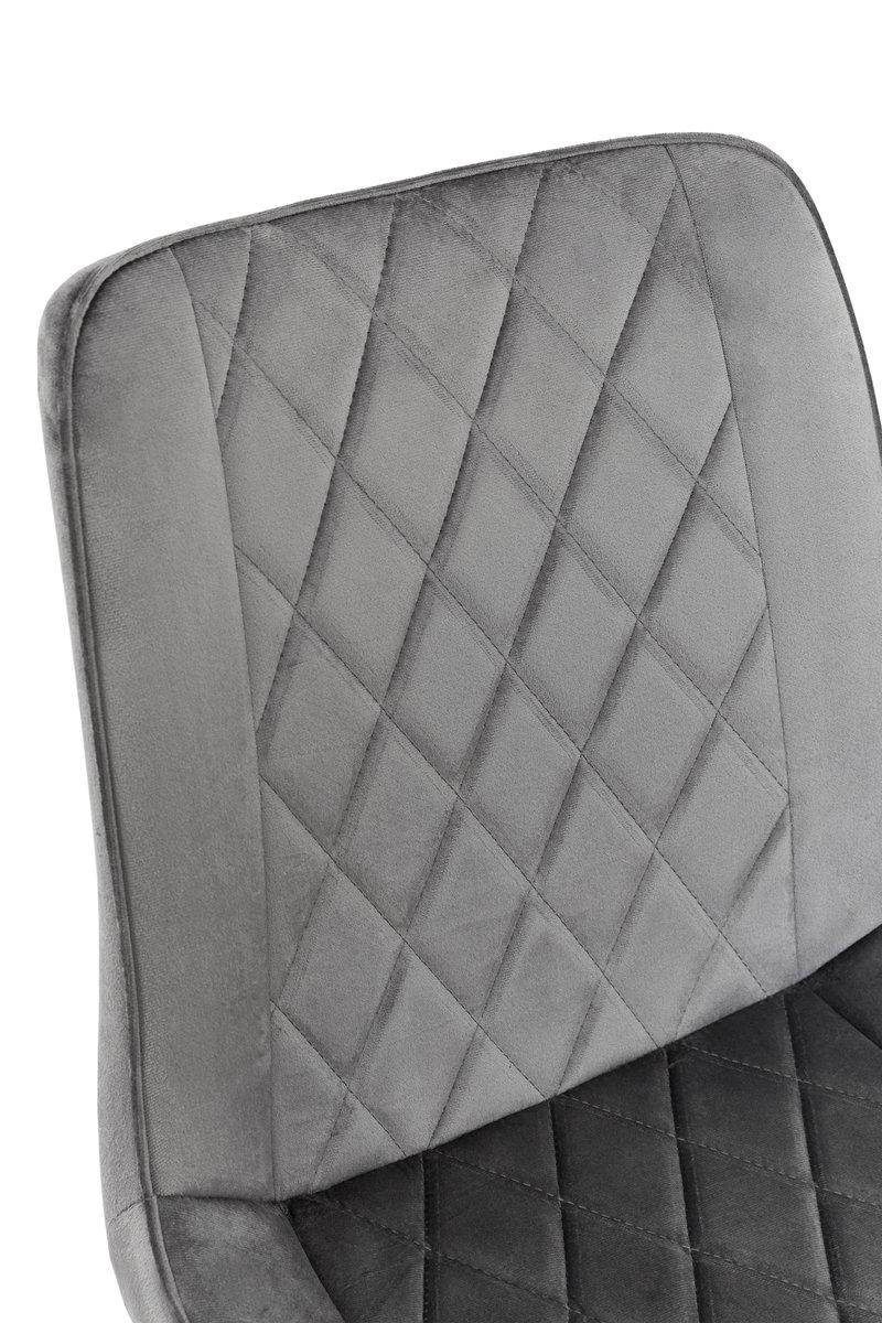 Стілець кухонний Мікс Меблі Корфу Чорний/Велюр/Темно-сірий - фото 4 Стілець кухонний Мікс Меблі Корфу Чорний/Велюр/Темно-сірий - фото 4