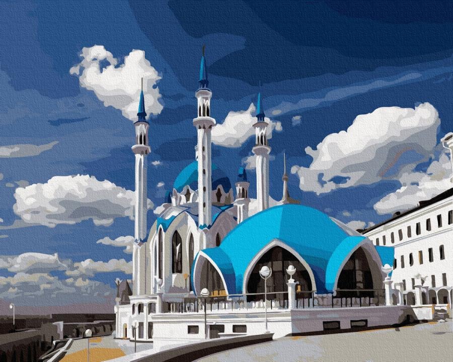 Картина за номерами Блакитна мечеть 40x50 см (BK-GX21165)