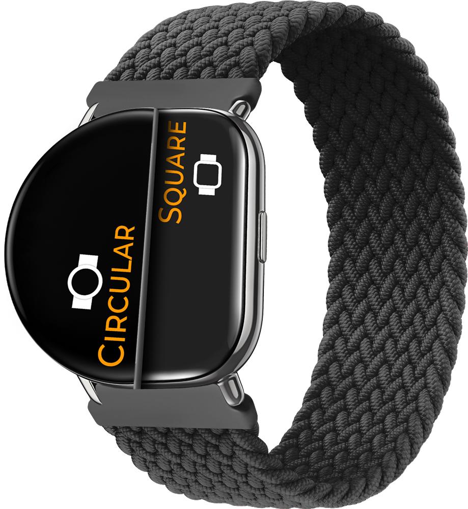 Ремешок Solo Loop для ZEPP E Square/Circular (145 мм) Black (26345-2B)