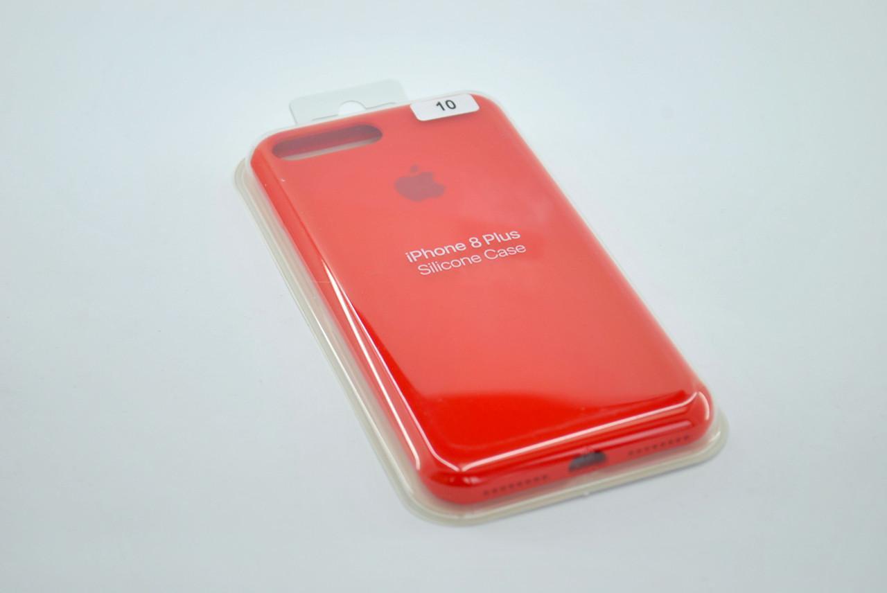 Чехол для телефона iPhone X/XS Silicone Case FULL №14 red