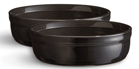 Формы для выпечки Emile Henry для крем-брюле круглая 12 см 2 шт. Black (794013)