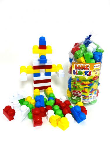 Конструктор пластиковый Юные строители 60 деталей (146302)