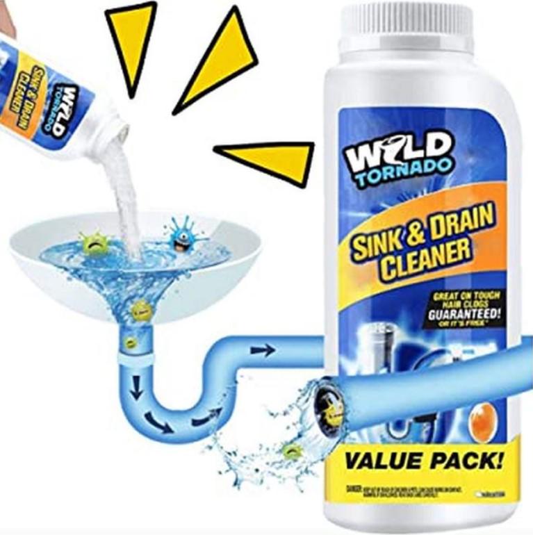 Комплект очистных средств Wild Tornado Sink & Drain Cleaner 3 шт. (2104618738) - фото 10 Комплект очистных средств Wild Tornado Sink & Drain Cleaner 3 шт. (2104618738) - фото 10