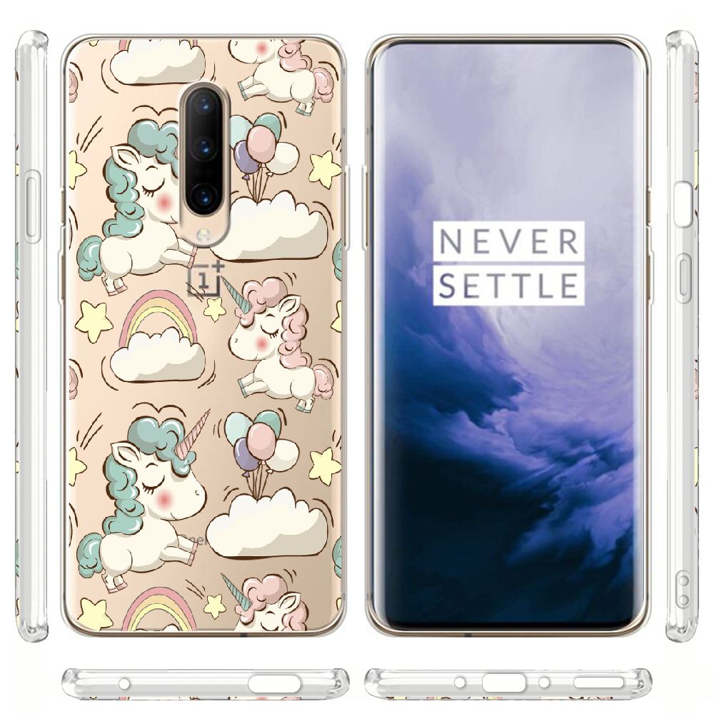 Чохол BoxFace OnePlus 7 Pro Unicorns Прозорий силікон (37257-cc2-37257) - фото 3