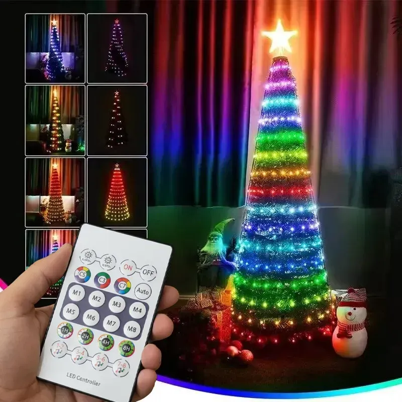 Гирлянда от USB 20 м 200 LED с пультом Разноцветный (234588390) - фото 3