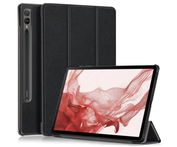 Чехол книжка Custer Flip Cover для Samsung Galaxy Tab S9 FE Plus Черный