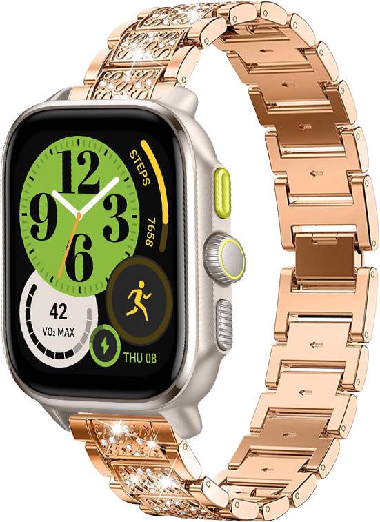Браслет металевий Glam для Amazfit Cheetah Square Rose Gold (38500-27) Браслет металевий Glam для Amazfit Cheetah Square Rose Gold (38500-27)
