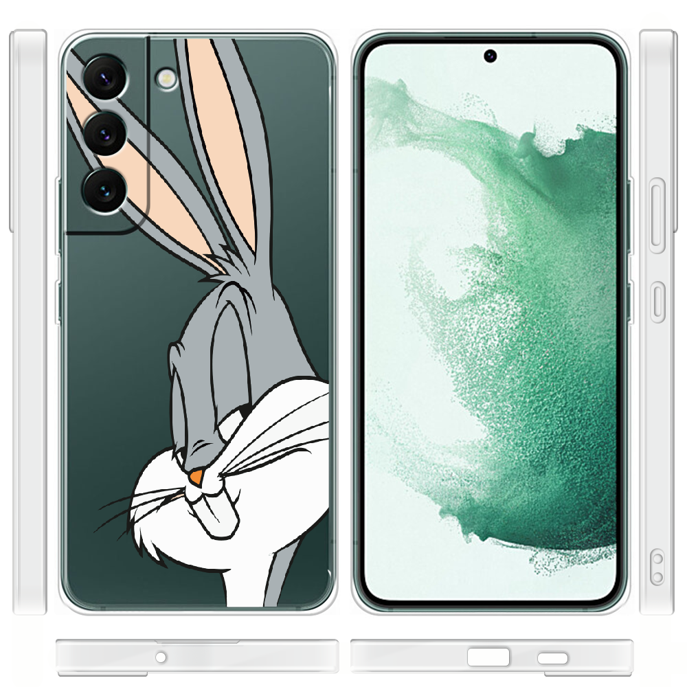 Чохол BoxFace Samsung Galaxy S22 (S901) Lucky Rabbit Прозорий силікон (44180-bk81-44180) - фото 3