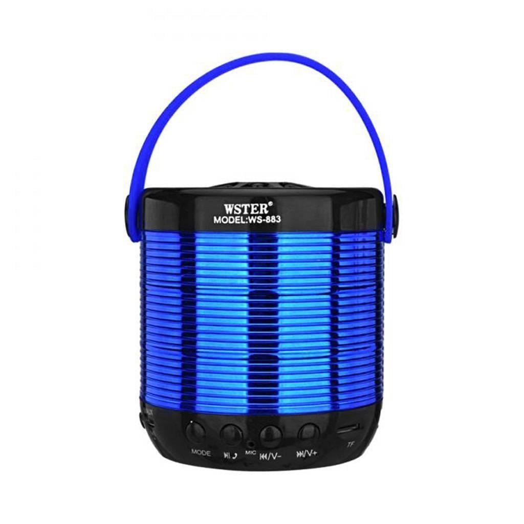 Портативная колонка Bluetooth WSTER WS-883 BT Синий